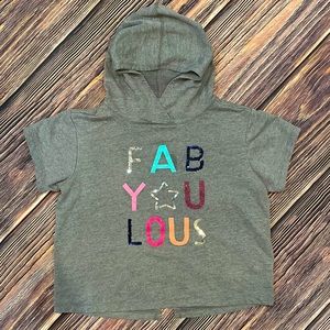 Crazy8 Girls Short Sleeve Hoodie
